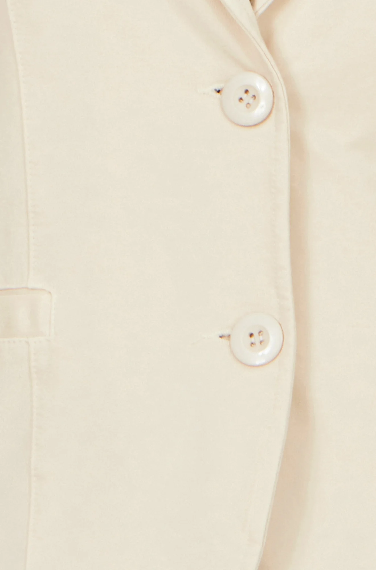 Yumi Beige Stretch Cotton Blazer - Image 7