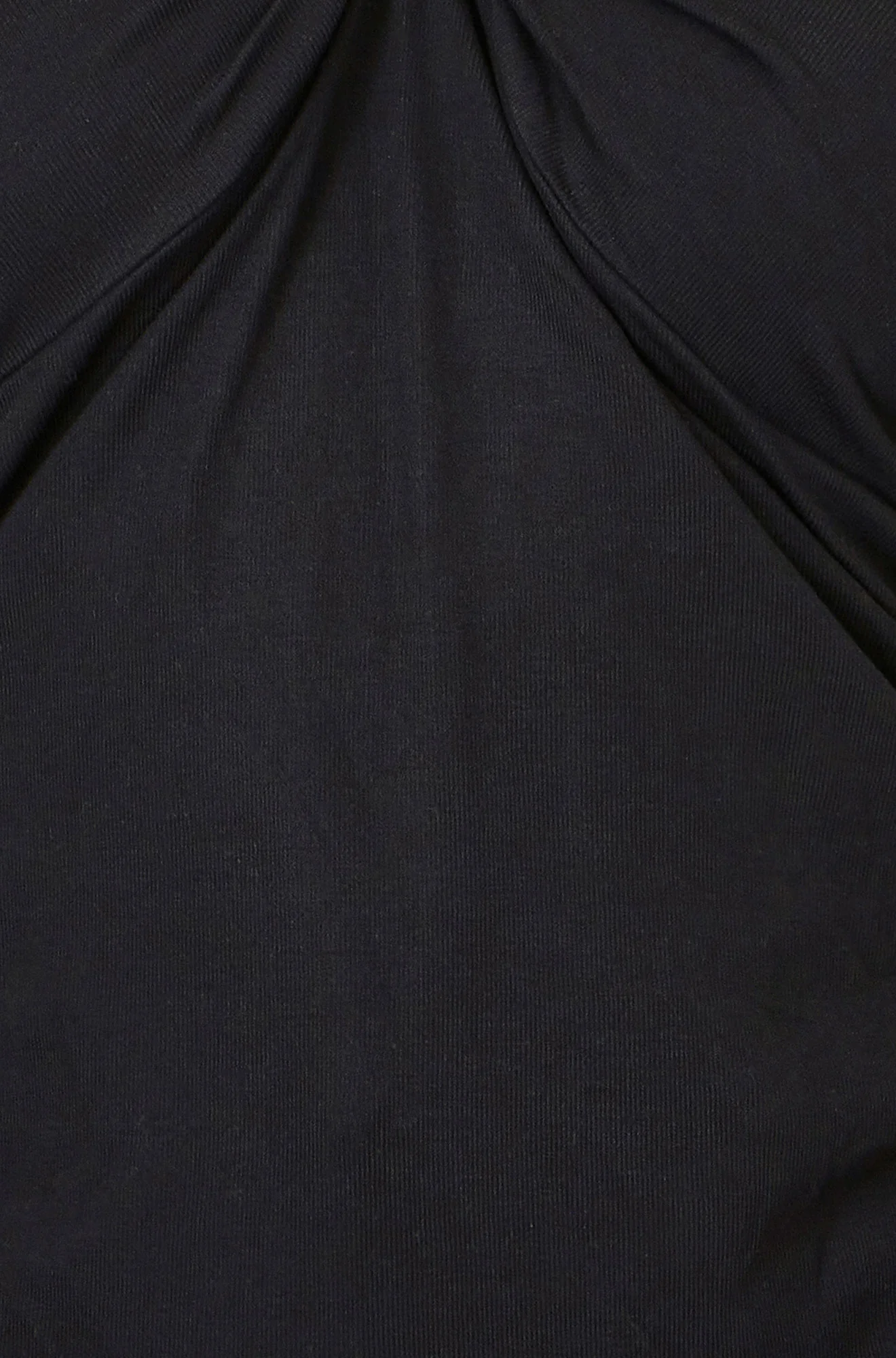 Yumi Black Bardot Long Sleeve Jersey Top - Image 6