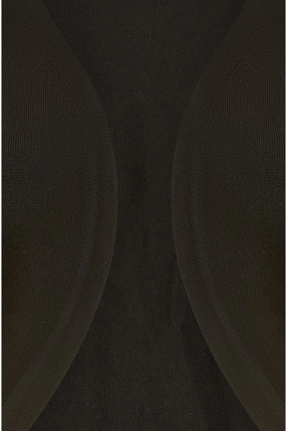 Yumi Black Knitted Curve Bolero - Image 6