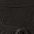 Yumi Black Sparkle Stretch Bardot Jumpsuit - Image 6