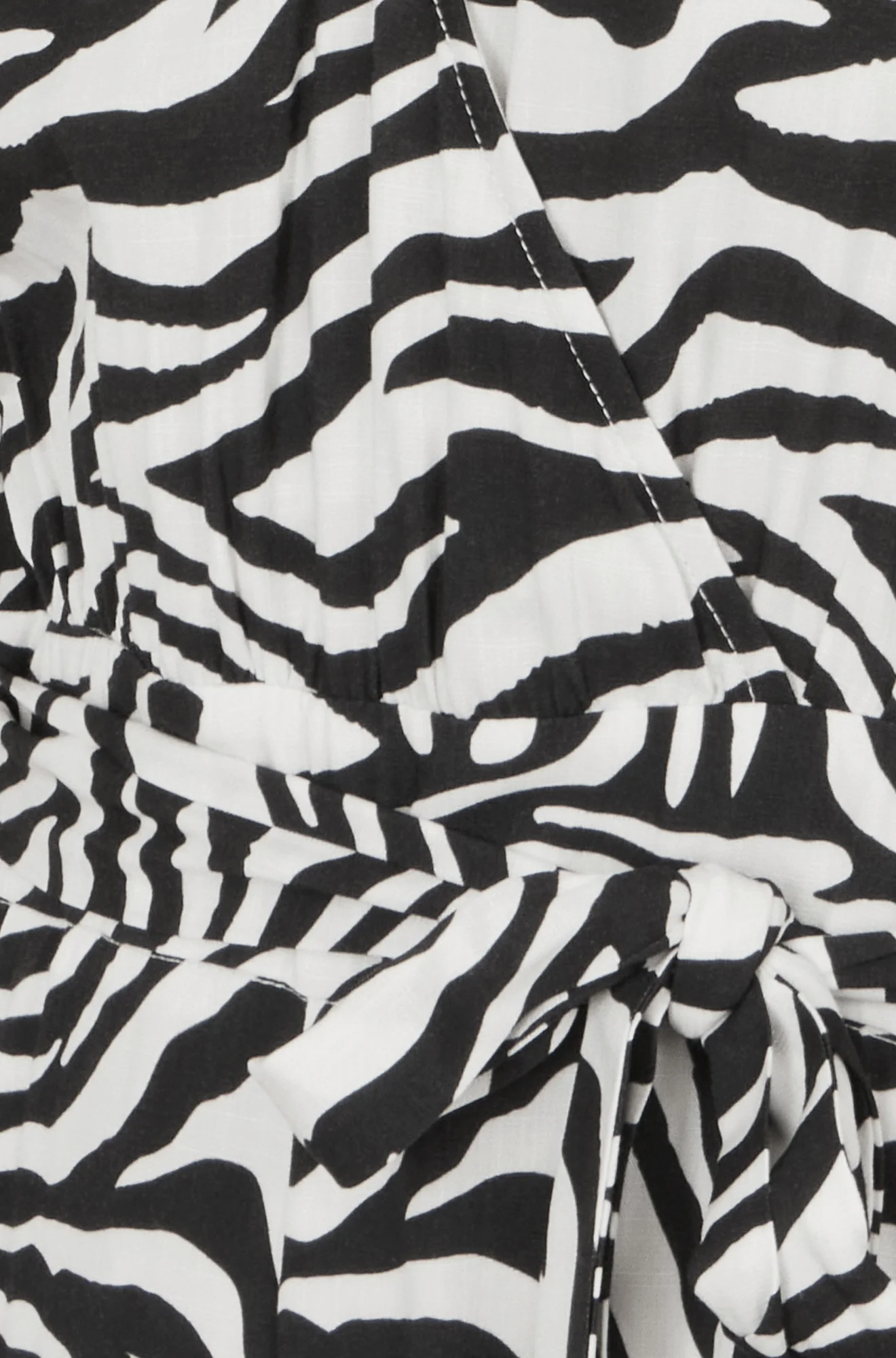 Yumi Black Zebra Print Relaxed Jumpsuit - Image 6