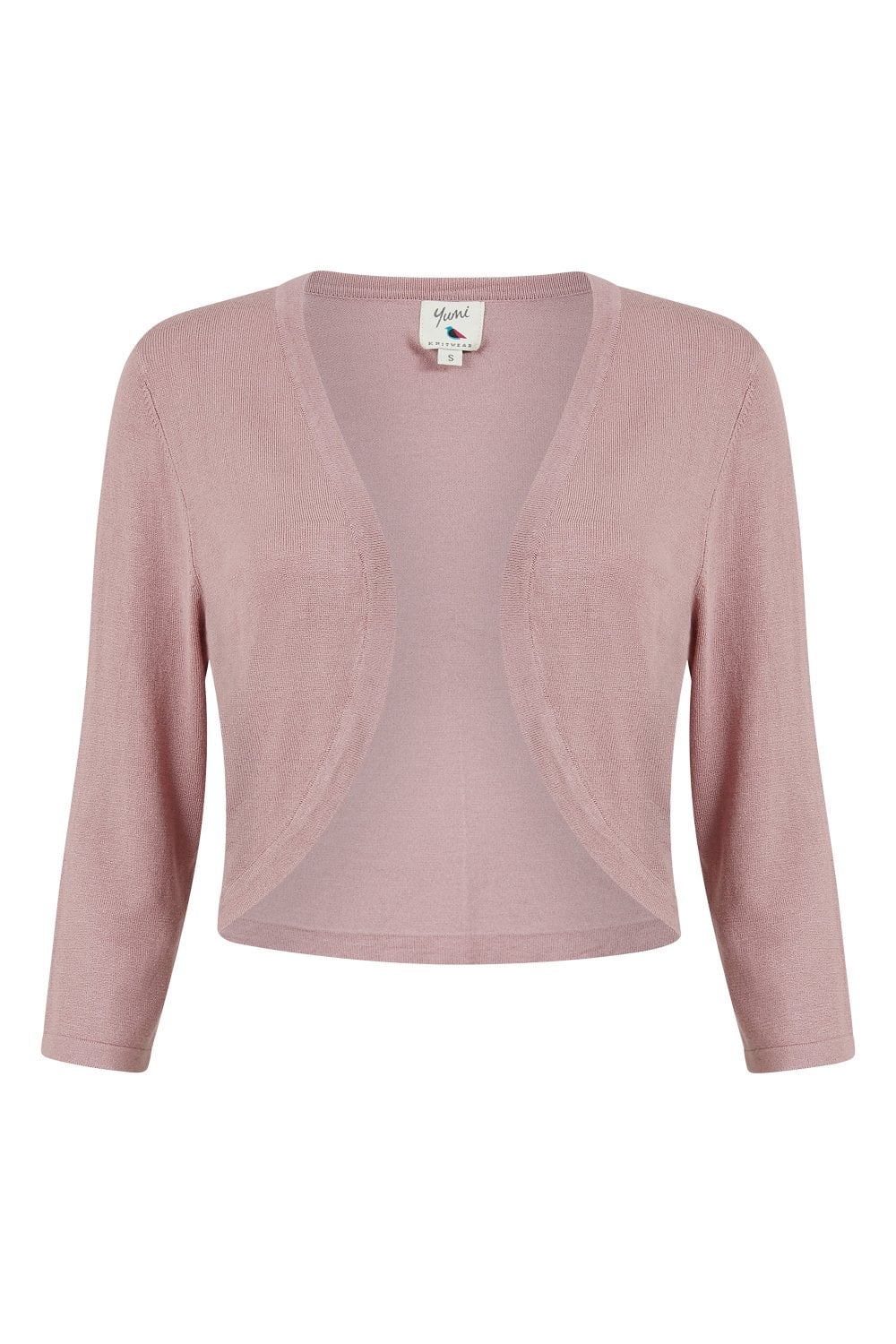 Yumi Blush Knitted Curve Bolero - Image 4