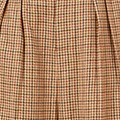 Yumi Brown Check Wide Leg Trousers - Image 4