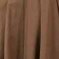 Yumi Brown Pleated Midi Skirt With Matching Belt - Image 5
