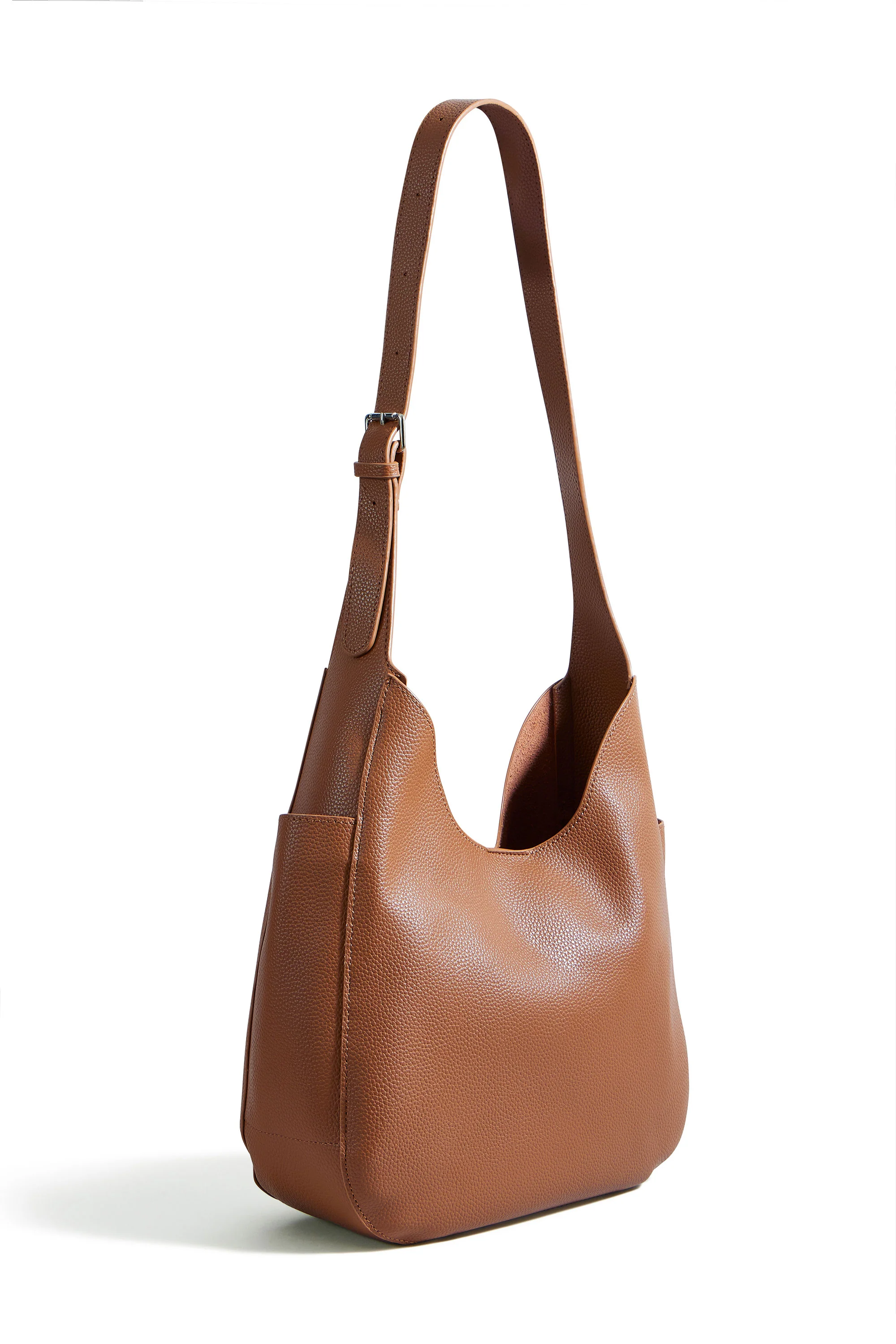 Yumi Brown Shoulder Bag With Detachable Inside Purse - Image 2