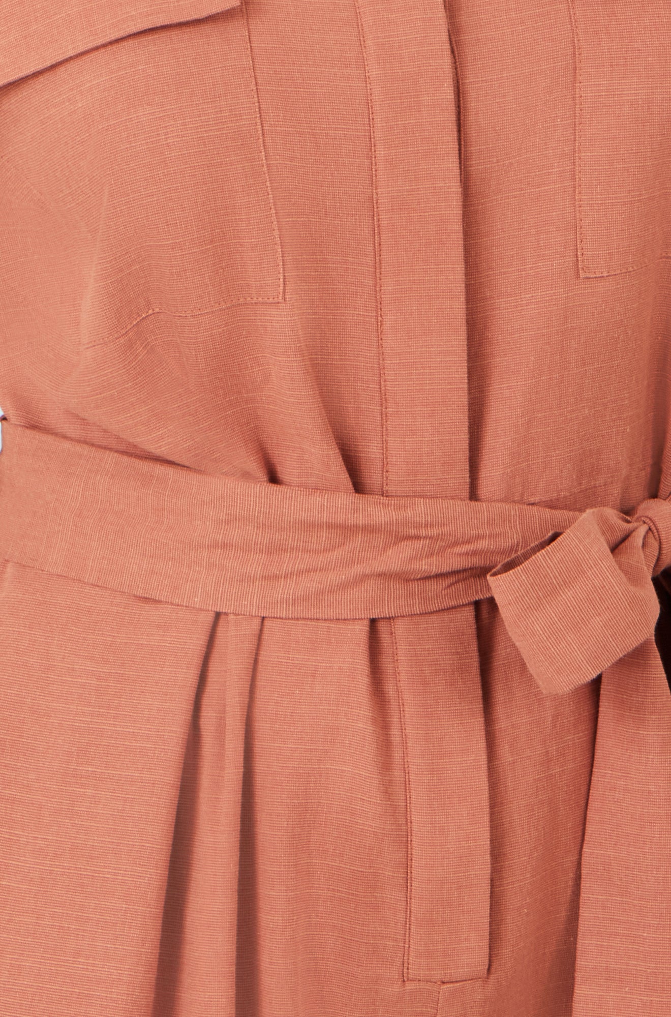 Yumi Brown Utility Relaxed Jumpsuit - Image 5