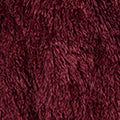 Yumi Burgundy Luxe Fluffy Faux Fur Coat - Image 6