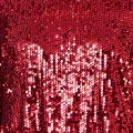 Yumi Burgundy Sequin Tunic Dress With Balloon Sleeves - Image 6
