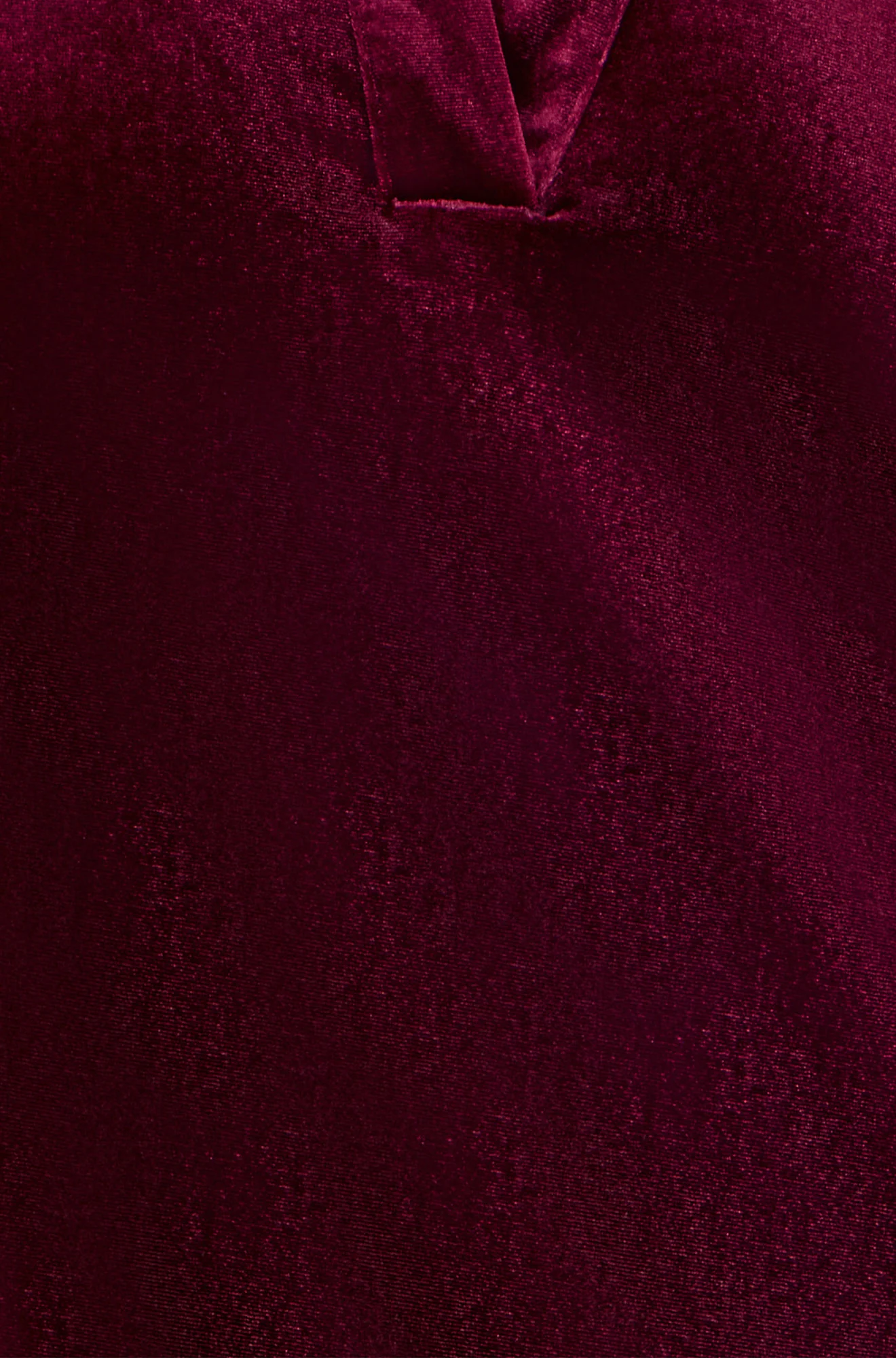 Yumi Burgundy Velvet Tunic Dress With 3/4 Sleeves - Image 5