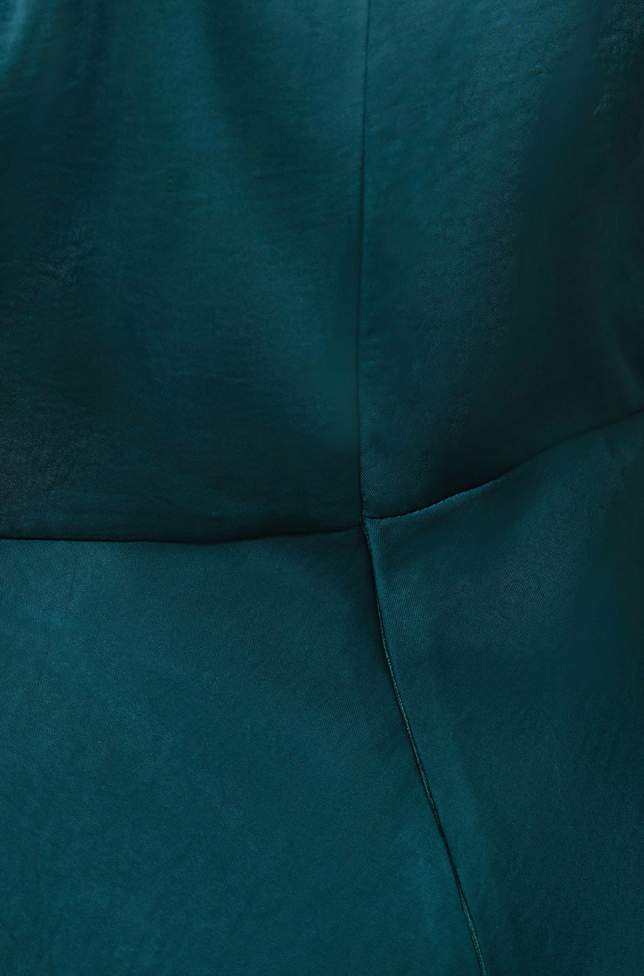 Yumi Green Satin Halter Neck Midi Dress - Image 8