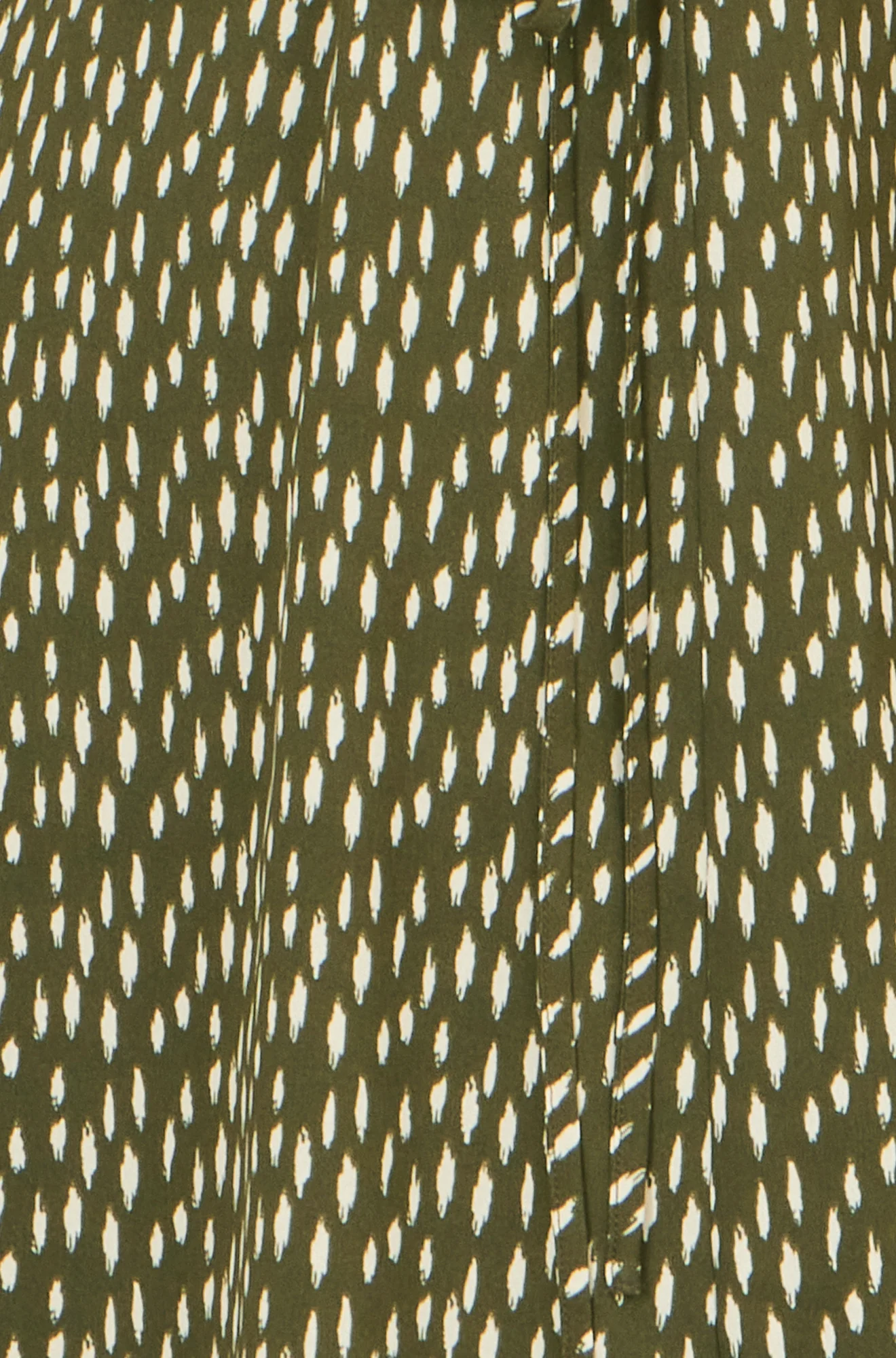 Yumi Green Spot Wrap Midi Tea Dress - Image 6