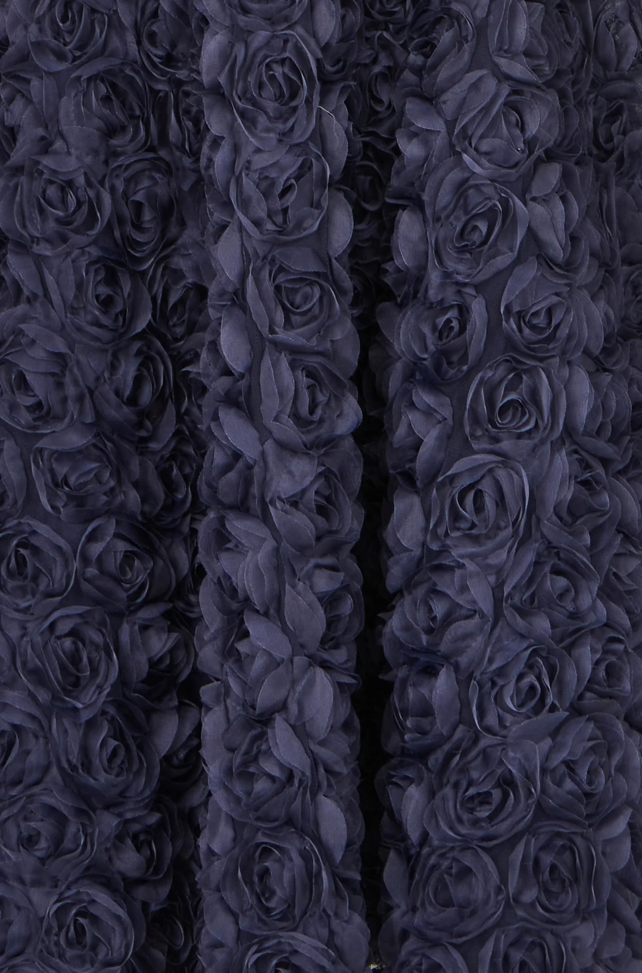 Yumi Navy Applique Floral Skater Dress - Image 6