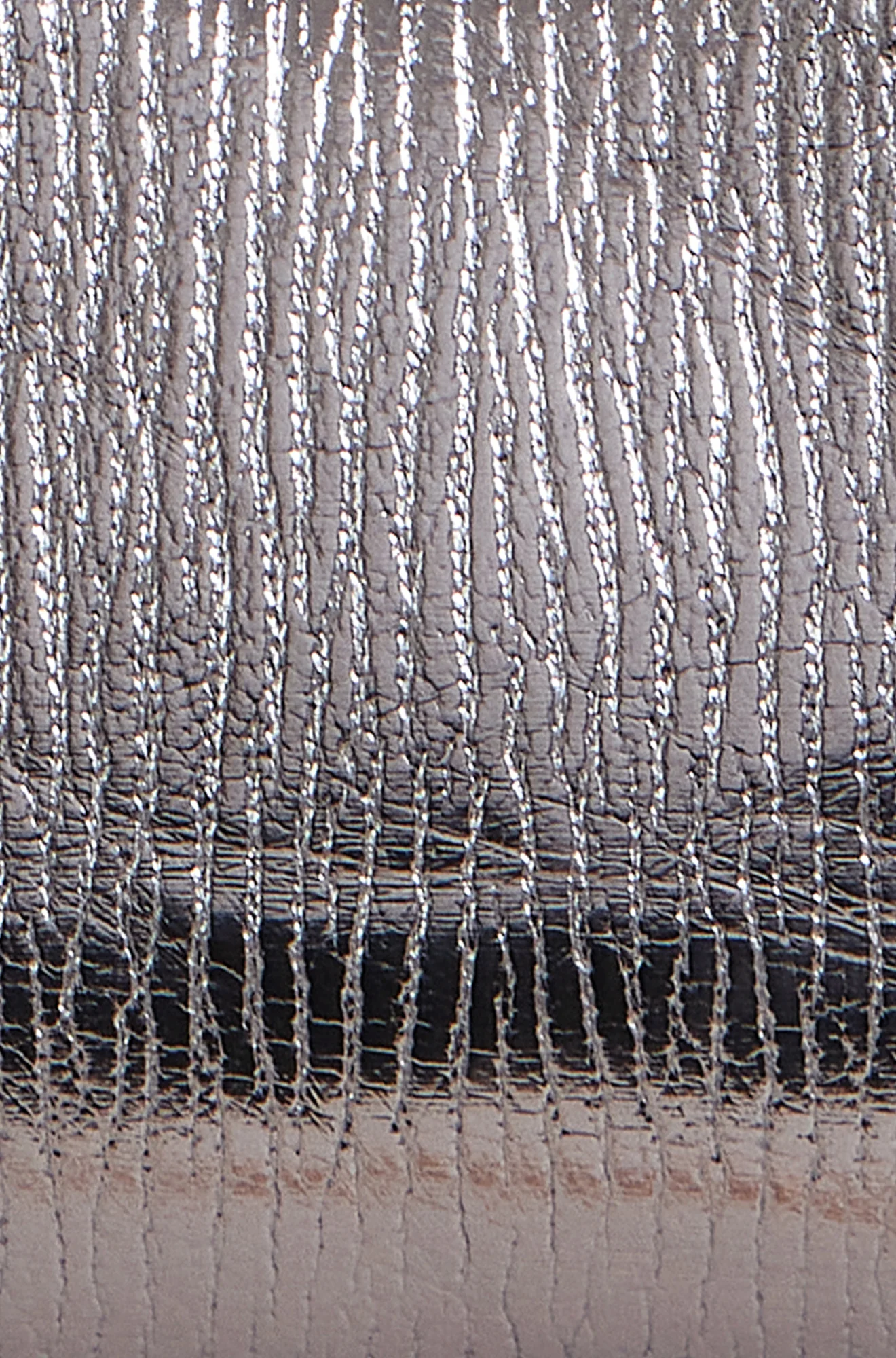 Yumi Pewter Textured Small Knot Handle Handbag - Image 7