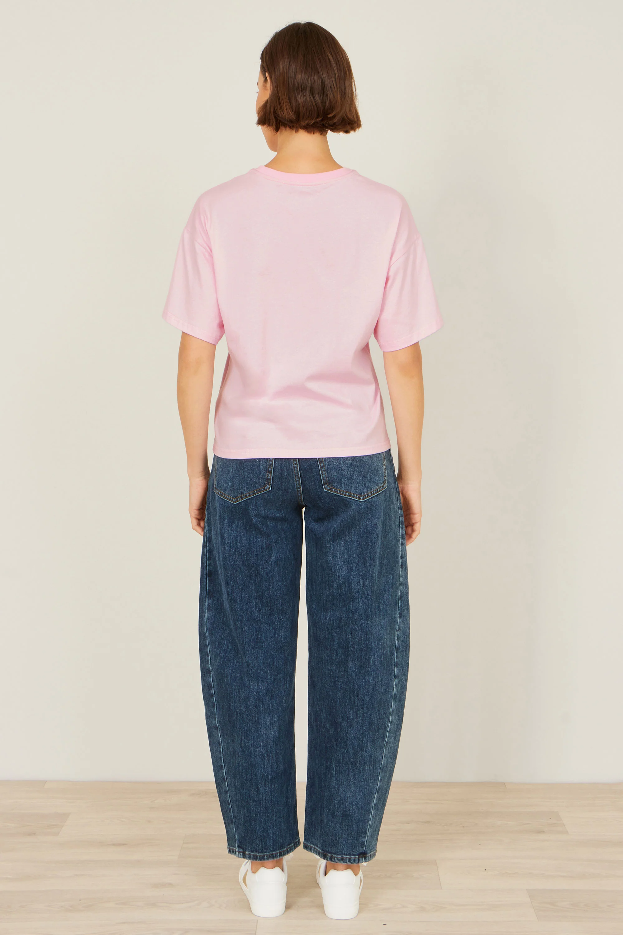 Yumi Pink Crab Vacation Print T Shirt - Image 4