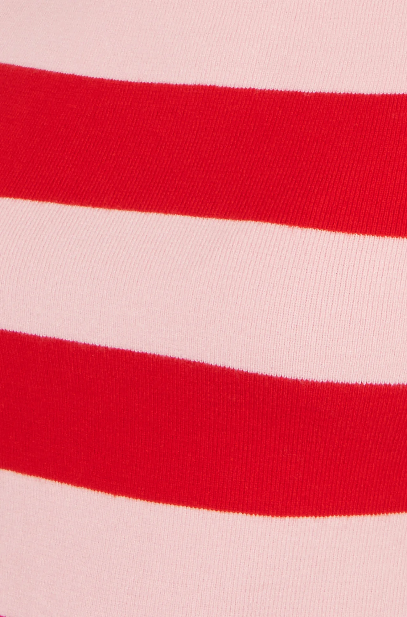 Yumi Red Block Stripe Knitted Top With Button Details - Image 6
