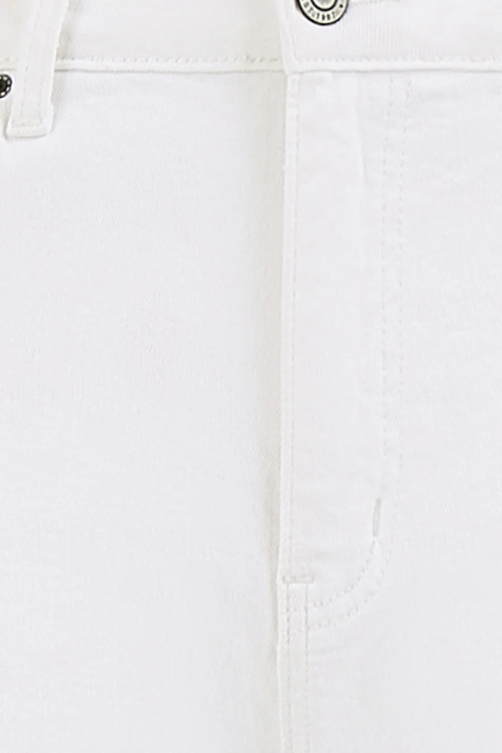 Yumi White Wide Leg High Waist Jeans - Image 3