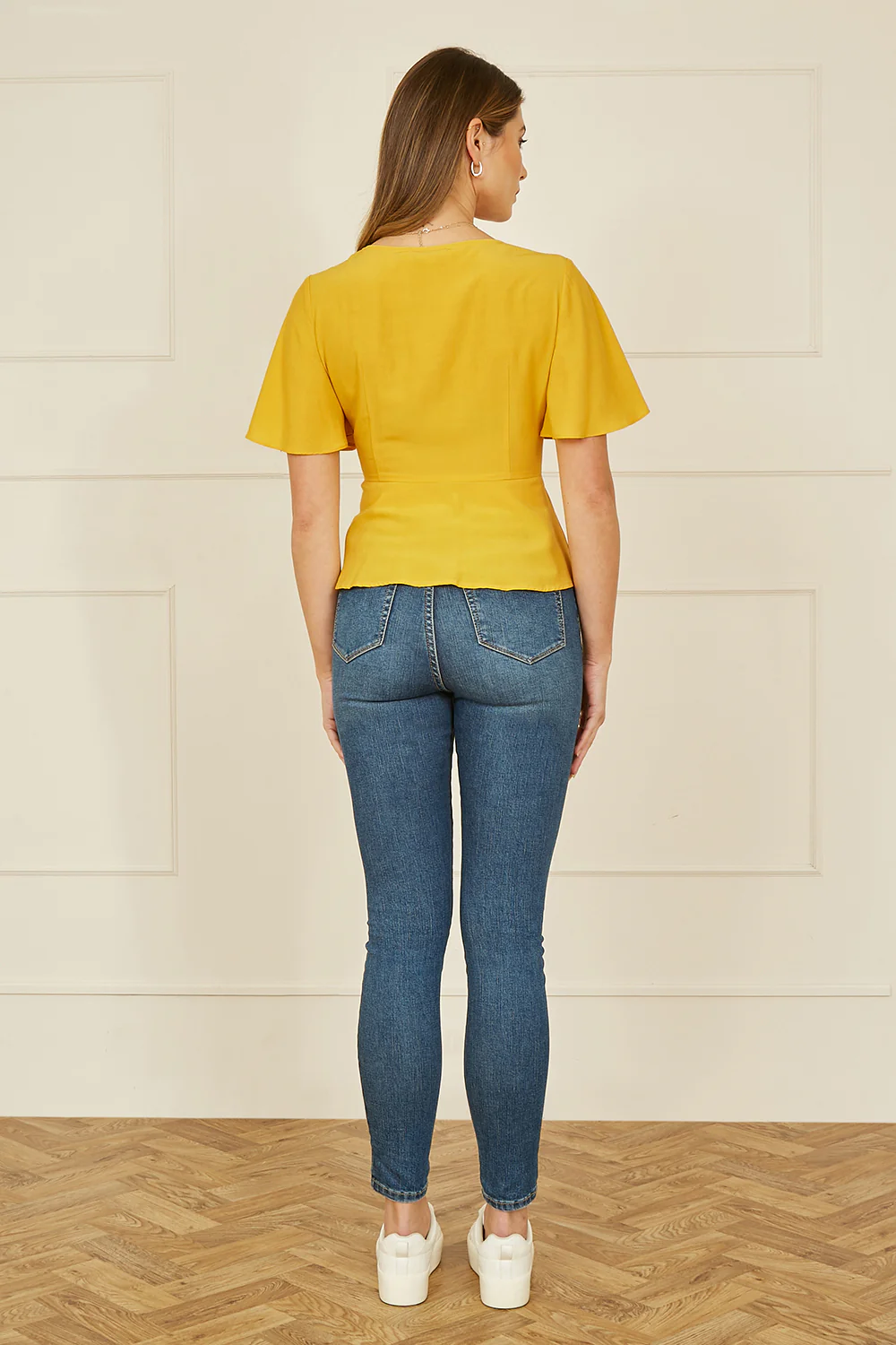 Yumi Yellow Button Up Top - Image 3